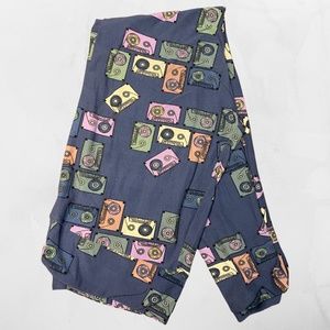Cassette Tape Lularoe Leggings TC